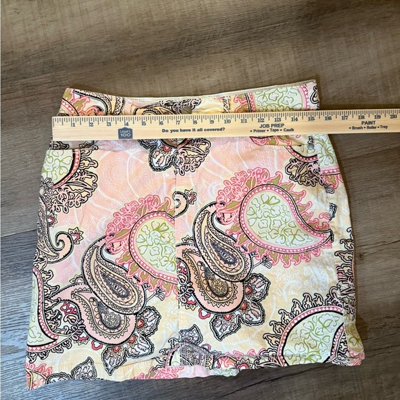 Croft & Barrow Paisley Women's Skort Size 8 - Picture 12 of 12